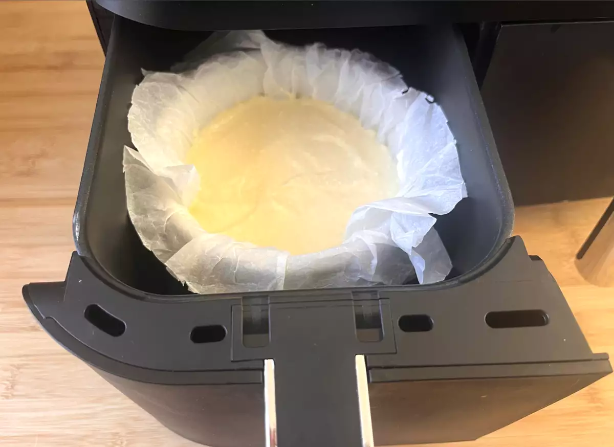 Βήμα 3 - Στο airfryer και ξεκούραση στο ψυγείο