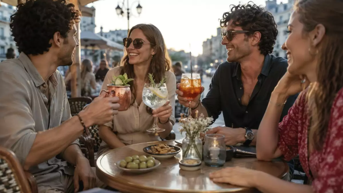 Γιατί στη Γαλλία οι άνθρωποι πίνουν κοκτέιλ πριν από το γεύμα, ενώ στην Ισπανία τείνουμε να τα πίνουμε μετά.