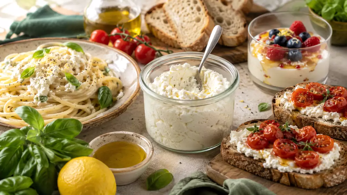 Έχετε ένα βαζάκι ρικότα που περιμένει στο ψυγείο σας; Αυτές οι γευστικές ιδέες μπορούν να σώσουν το γεύμα σας