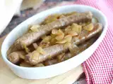 Συνταγή Λουκάνικα σε λευκό κρασί