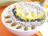Συνταγή Mango μπανάνα smoothie bowl