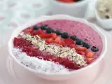 Συνταγή Κόκκινο μπολ smoothie φρούτων
