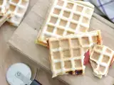 Συνταγή Βάφλες με πίτσα