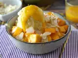 Συνταγή Mango bingsu, το νόστιμο κορεατικό επιδόρπιο με μάνγκο που έχει επιτυχία παγκοσμίως