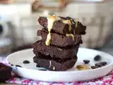 Συνταγή Brownie πρωτεΐνης με ορό γάλακτος, φυσικά χωρίς γλουτένη