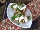 Συνταγή Ρόκα, ψητά ροδάκινα και burrata σε τοστ: ο τέλειος γλυκός και αλμυρός συνδυασμός!