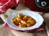 Συνταγή Κοτόπουλο express basquaise στο cookeo