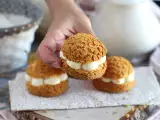 Συνταγή Κρέμα βανίλιας κρέμα cracker puffs