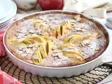 Συνταγή Κέικ μήλου και αμυγδάλου (tarte normande)