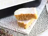 Συνταγή Brownie με λεμόνι και πλιγούρι βρώμης με γλάσο λεμονιού