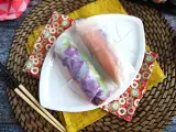 Συνταγή Χορτοφαγικά spring rolls - κόκκινο λάχανο και γλυκοπατάτα