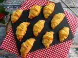 Συνταγή Κρουασάν σφολιάτας με ζαμπόν και fromage frais