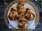 Συνταγή Πλεγμένα ψωμάκια με nutella