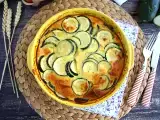 Συνταγή Κολοκυθάκια και κατσικίσιο τυρί clafoutis
