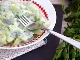 Συνταγή Αγγούρι με σάλτσα γιαουρτιού