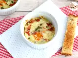 Συνταγή Oeufs cocotte με μπέικον και σχοινόπρασο, μια γρήγορη συνταγή