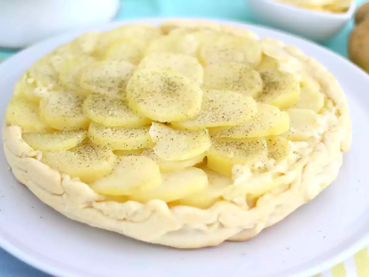 Συνταγή Tarte tatin με πατάτες και καντάλι