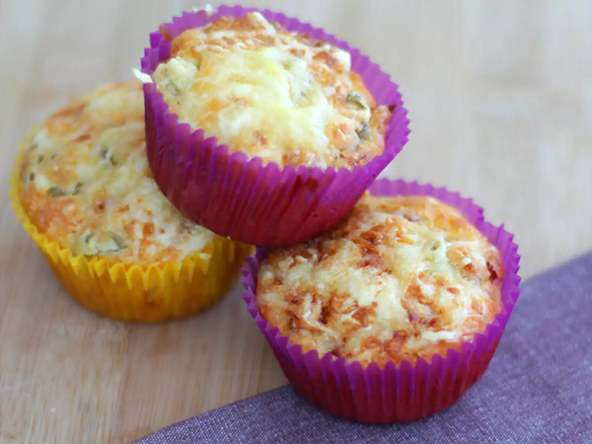 Συνταγή Αλμυρά muffins για απεριτίφ