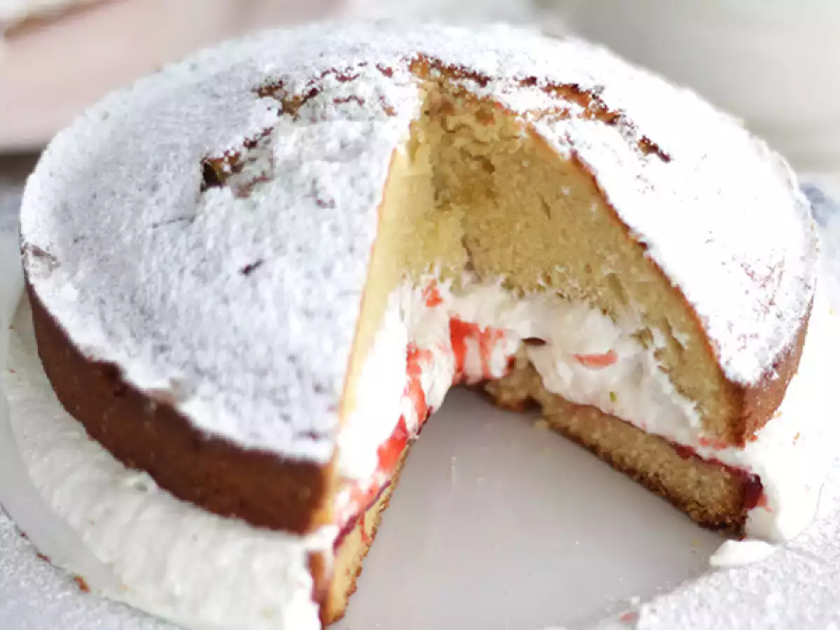 Συνταγή Κέικ victoria sponge cake