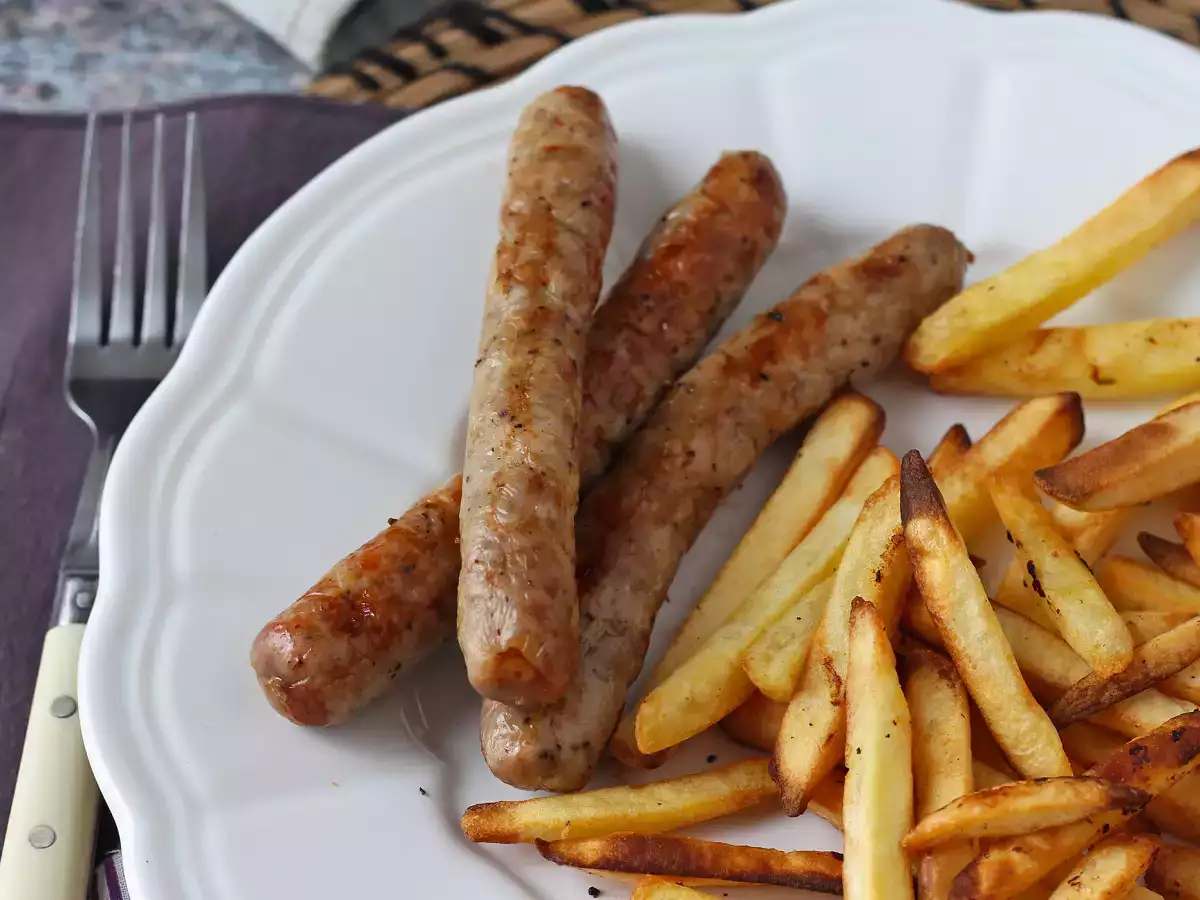 Συνταγή Πώς μαγειρεύω λουκάνικα στη φριτέζα αέρος;