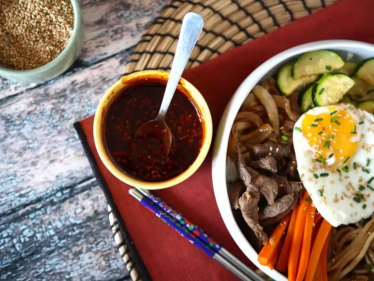 Συνταγή Πικάντικη κορεατική σάλτσα gochujang για bibimbap