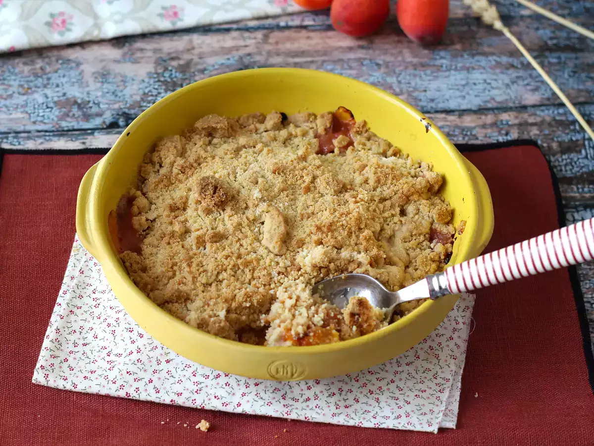 Συνταγή Apricot crumble