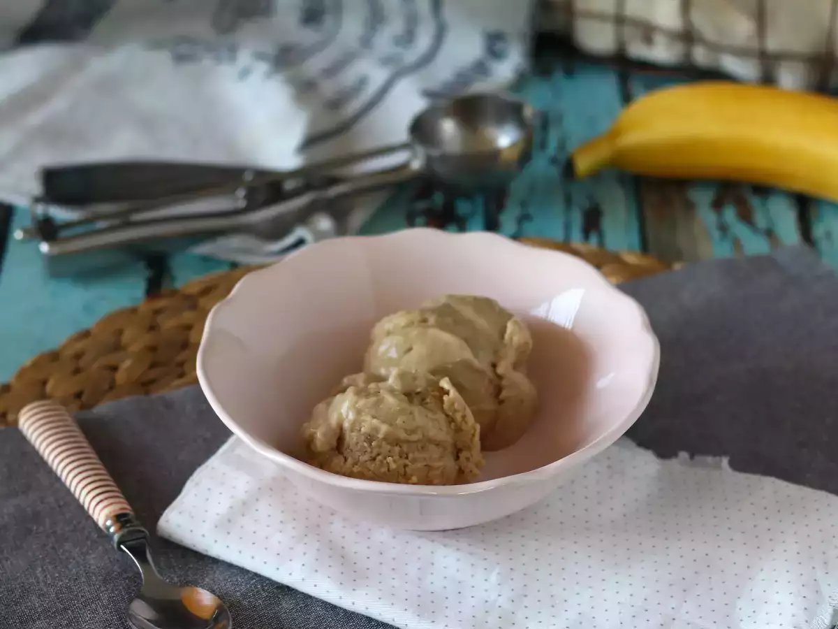 Συνταγή Νίκαια κρέμα μπανάνα, παγωτό vegan με μπανάνες! χωρίς παγωτομηχανή