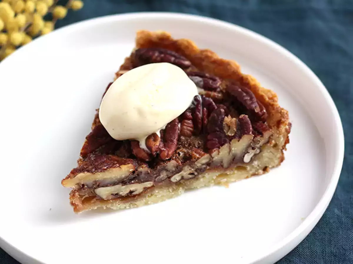 Συνταγή Πίτα με καρύδια. πίτα pecan