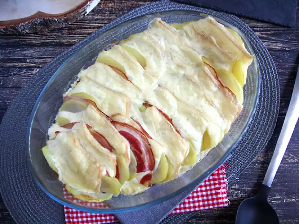 Συνταγή Raclette gratin