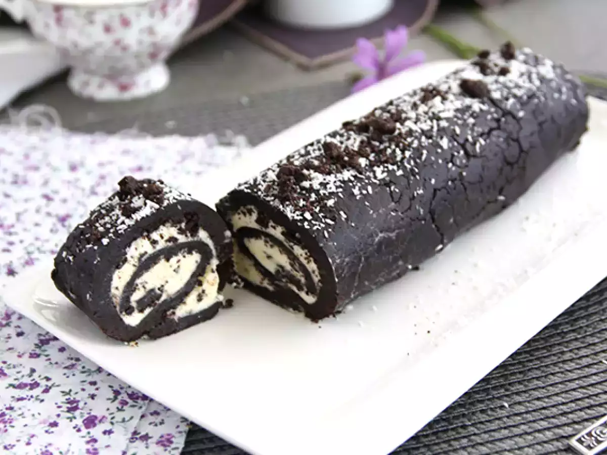 Συνταγή Ρολό oreo