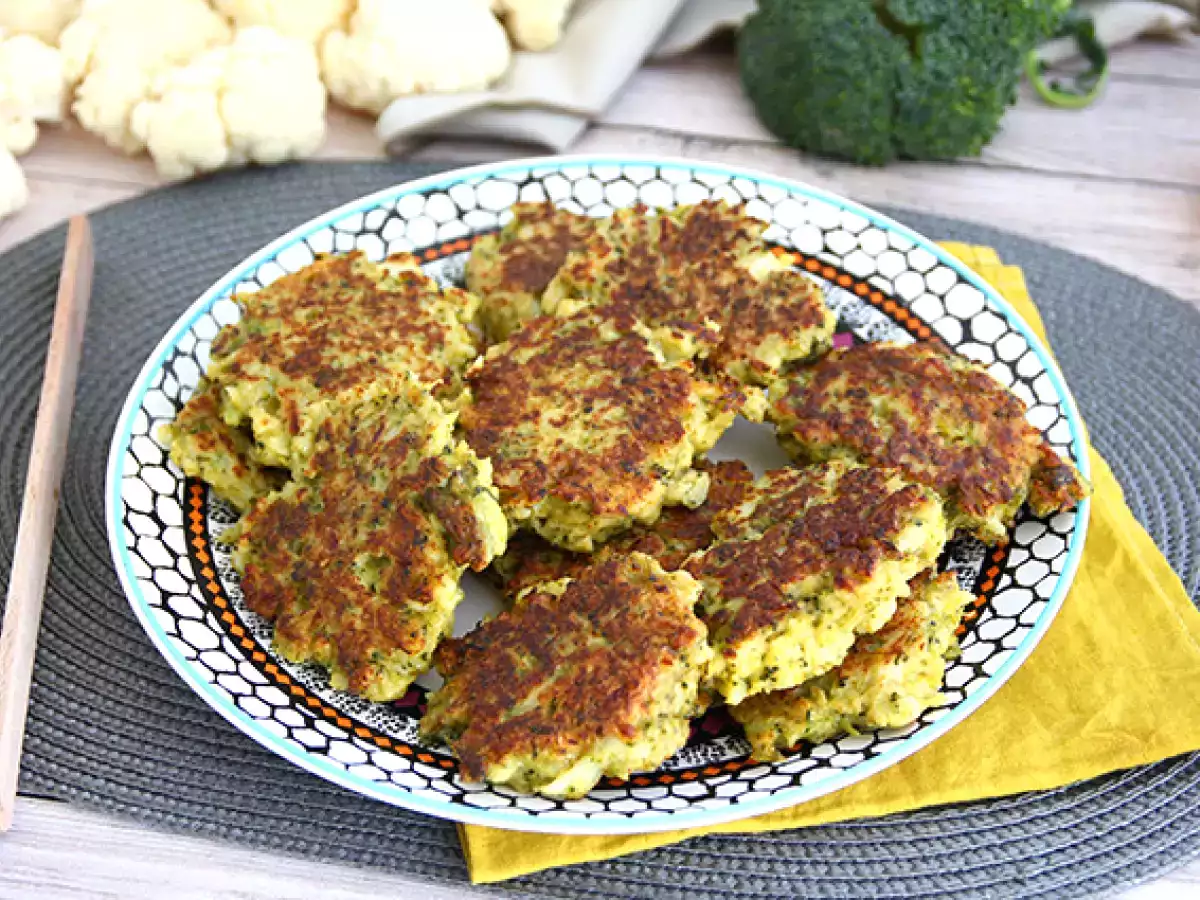 Συνταγή Κουνουπίδι με κάρυ και μπρόκολο patties