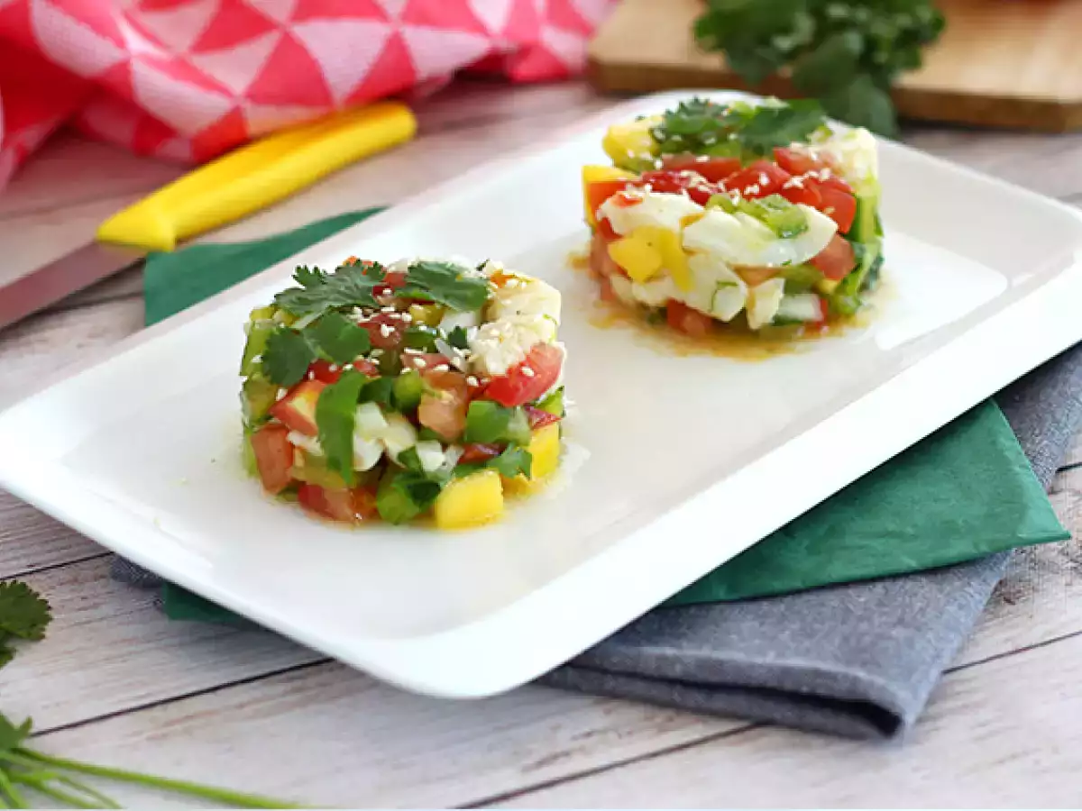 Συνταγή Μπακαλιάρος ceviche