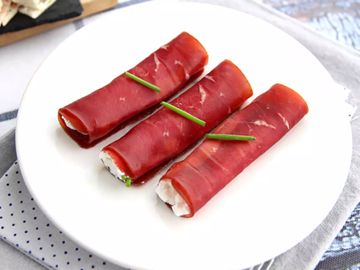 Συνταγή Ρολά bündnerfleisch με chavroux