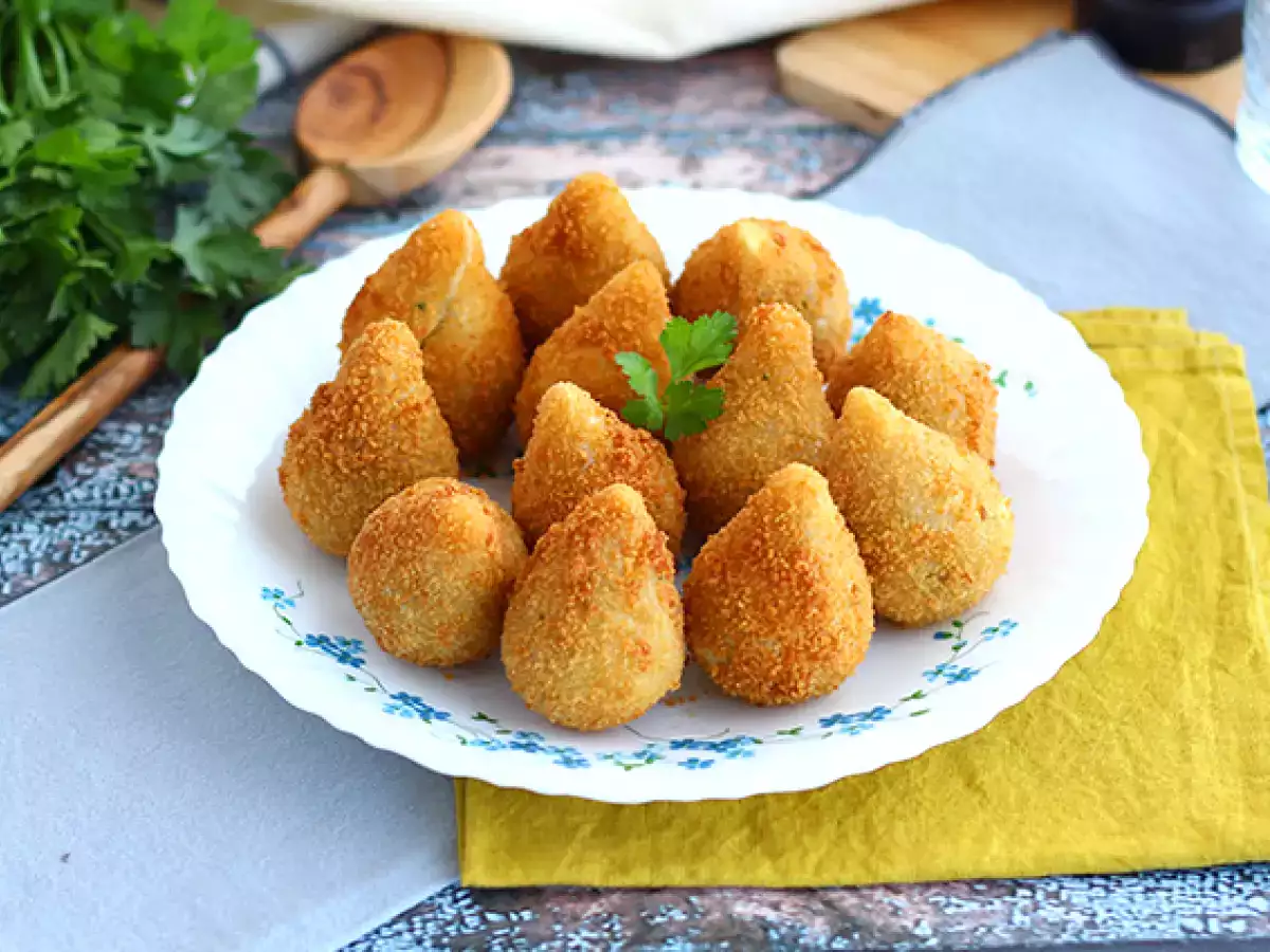 Συνταγή Coxinhas (βραζιλιάνικες κροκέτες κοτόπουλου)