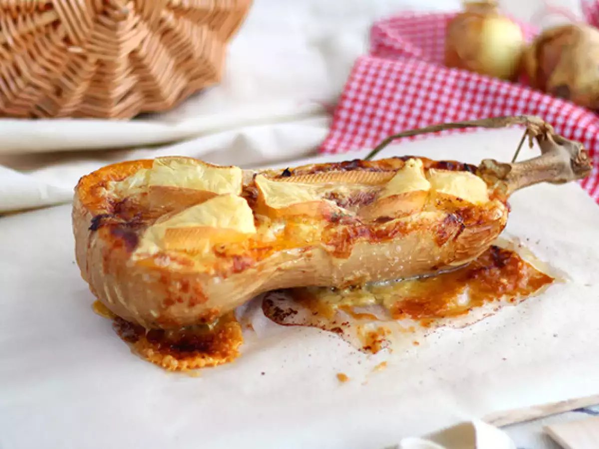Συνταγή Courgiflette - κολοκύθα τύπου tartiflette