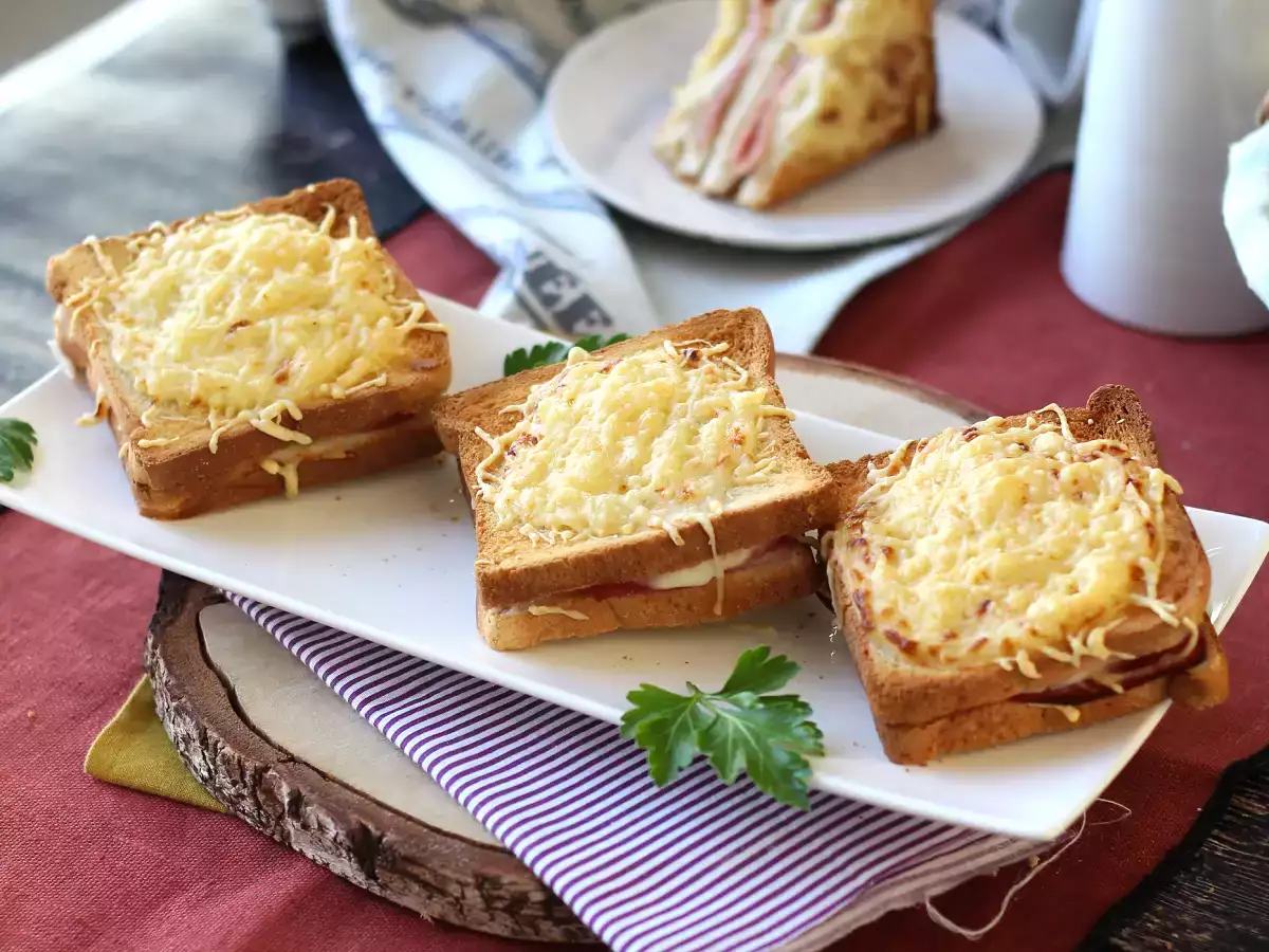 Συνταγή Croque monsieur με airfryer