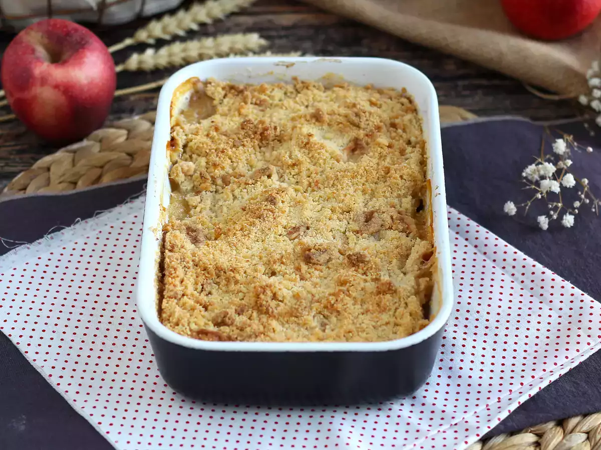 Συνταγή Σούπερ εύκολο μήλο crumble