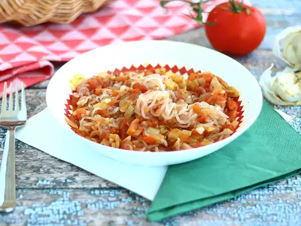 Συνταγή Σπαγγέτι konjac προβηγκίας