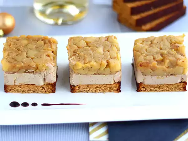 Συνταγή Μίνι φουά γκρα tatins