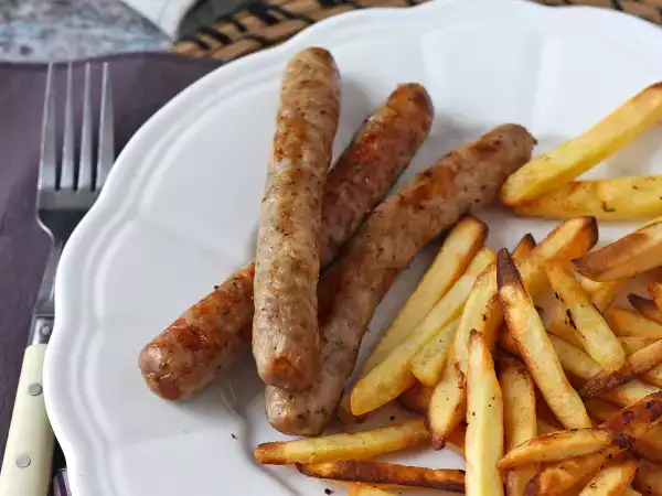 Συνταγή Πώς μαγειρεύω λουκάνικα στη φριτέζα αέρος;