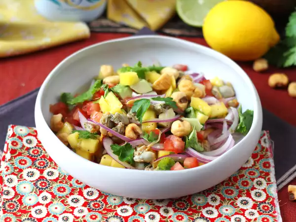 Συνταγή Ceviche με κονσερβοποιημένα κοκοράκια