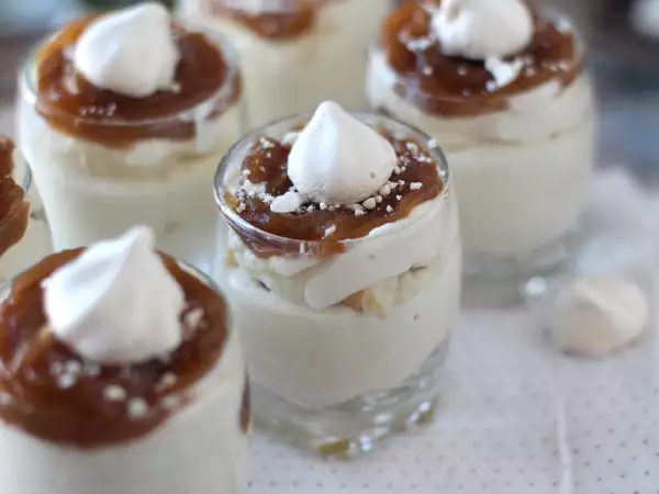 Συνταγή Ποτήρια τύπου mont blanc με κρέμα κάστανου