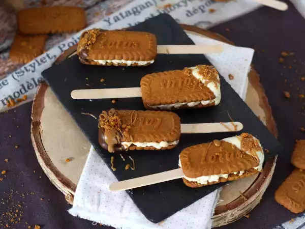 Συνταγή Παγωμένα σάντουιτς με speculoos