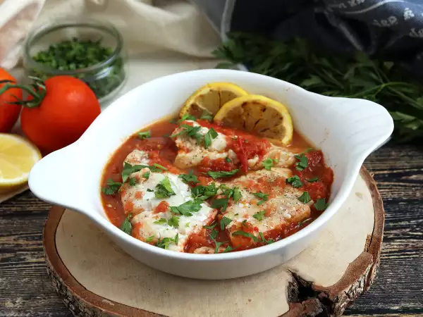 Συνταγή Σαλάχι με ντομάτα και λεμόνι (υγιεινή και εύκολη συνταγή!)