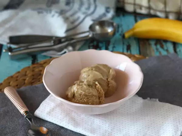 Συνταγή Νίκαια κρέμα μπανάνα, παγωτό vegan με μπανάνες! χωρίς παγωτομηχανή