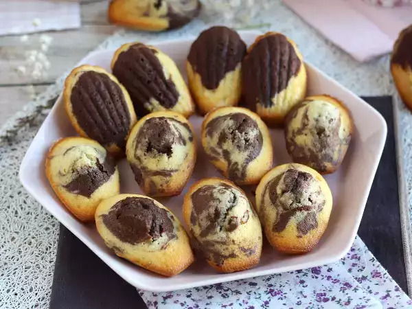 Συνταγή Πρέπει να δοκιμάσετε μαρμάρινα madeleines!