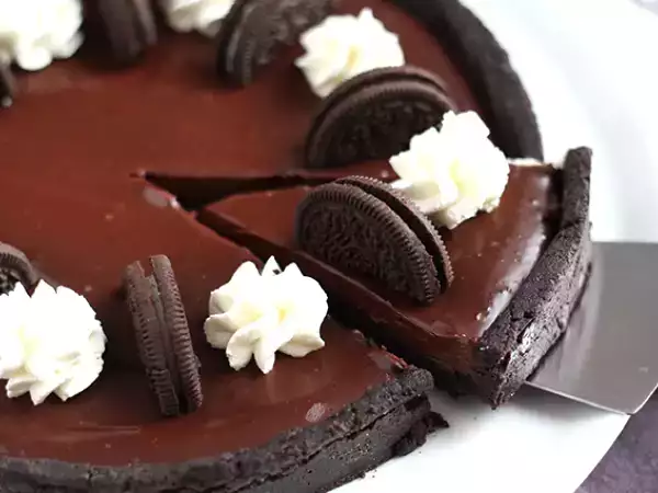 Συνταγή Τάρτα σοκολάτας και oreo