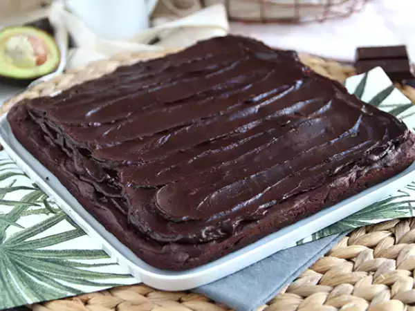 Συνταγή Brownie με αβοκάντο και σοκολάτα χωρίς βούτυρο - χωρίς λακτόζη