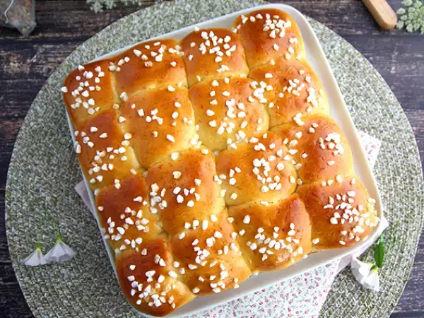 Συνταγή Brioche butchy - μπριός χωρίς βούτυρο