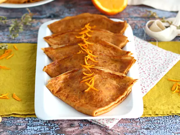 Συνταγή Crêpes suzette, η παραδοσιακή συνταγή